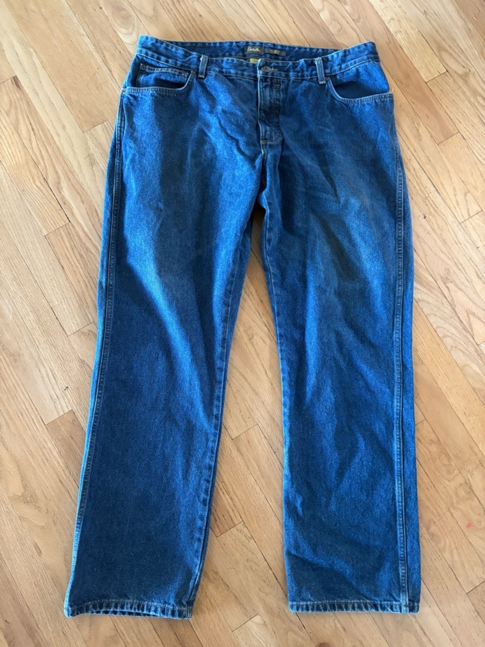 Cabela's Men's Straight Fit Dark Blue Denim Jeans